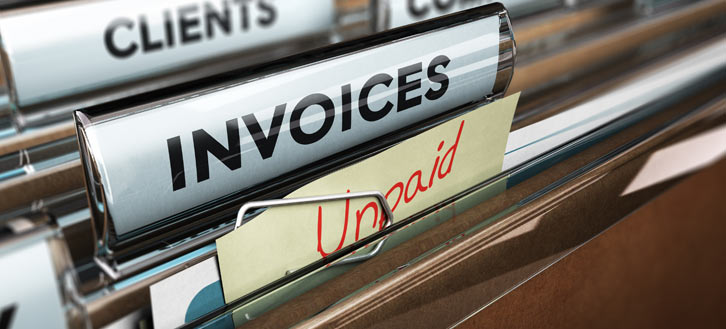 Unpaid invoices